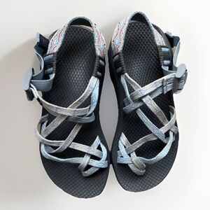 Chacos Womens Size 6 ZX2 Classic Hiking Sandals Sphere Blue Outdoor Sport